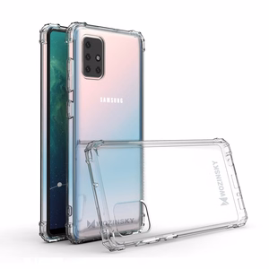 Wozinsky Anti Shock kestävä tapaus Military Grade Protection Samsung Galaxy A72 4G läpinäkyvästä Samsung Galaxy A72 4G