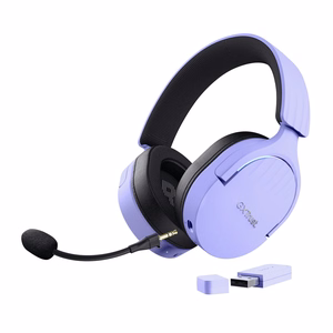 Trust GXT 491P FAYZO kuulokkeet langallinen ja langaton päähihna pelit USB Type-A Bluetooth musta, violetti
