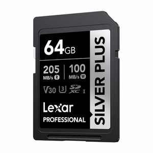 Lexar Professional SILVER PLUS SDXC 64 Gt:n muistikortti