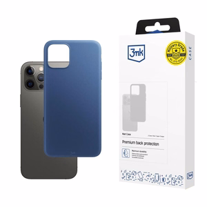 3mk Matt Case suojakuori iPhone 12 Pro Max - matta sininen