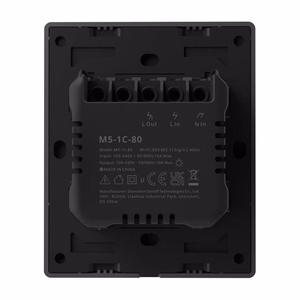 SONOFF M5 Älykäs seinäkytkin M5-1C-80, Wi-Fi