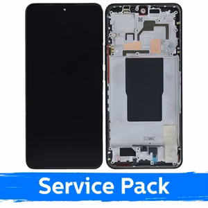 LCD-näyttö Xiaomi 12T (12T Pro) kehyksellä musta (alkuperäinen huoltopakkaus)