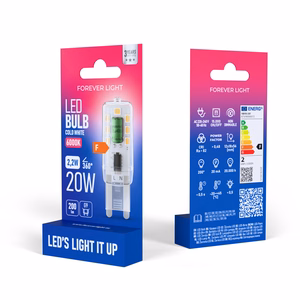 Forever Light LED-lamppu G9 2,2W 200lm 6000K luokka F