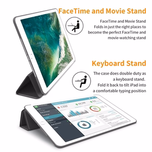 Tech-Protect SmartCase Suojakuori iPad 9.7 tuumaa 5 / 6 2017-2018 - Musta