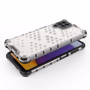 Honeycomb Asia panssari kansi TPU puskuri Samsung Galaxy A22 4G sininen