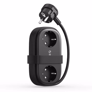 Orico AP3 20W GaN 5in1 jatkojohto 2x AC + 2x USB-A + 1x USB-C - musta