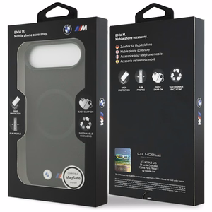 BMW M FW Metal Logo MagSafe Case for iPhone Air - Black