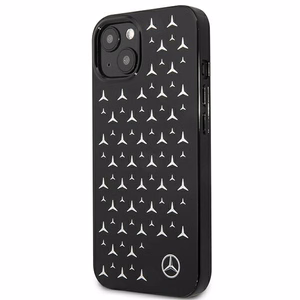 Mercedes Silver Stars -kuvioinen kotelo iPhone 13 mini - musta