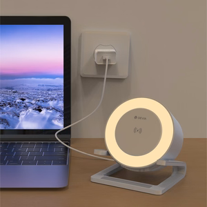 Devia Bluetooth-kaiutin IM-3 langattomalla laturilla 15W ja valolla valkoinen