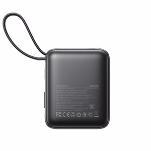 Joyroom JR-PBF27 10000mAh 22.5W tehopankki sisäänrakennetuilla USB-C- ja Lightning-kaapeleilla - musta