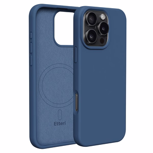 Etteri Silikoninen Mag suojakuori iPhone 16 Pro Max 6,9:lle tummansininen
