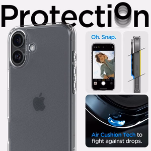 Spigen Ultra Hybrid Suojakuori iPhone 16 6,1 huurrekirkas