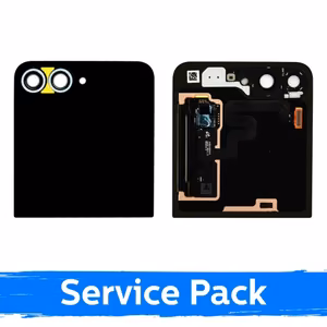 LCD Display Compatible Samsung F741 Z Flip6 (OUTER) with Frame / Blue / (Service Pack)