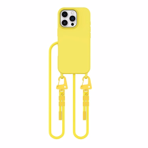 Tech-Protect MagNecklace MagSafe Suojakuori kaulanauhasolmulla iPhone 16 Pro Max:lle - Keltainen