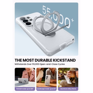 Supcase Cosmo Mag MagSafe Suojakuori Samsung Galaxy S26 Ultralle - valkoinen