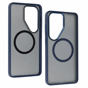 Liavec Soft Case Metal Frame Samsung Galaxy S26 Ultra Sininen