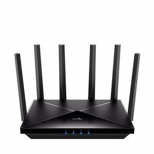 Cudy WR11000 langaton reititin 2.5 Gigabit Ethernet kolmikaistainen (2.4 GHz / 5 GHz / 6 GHz) musta