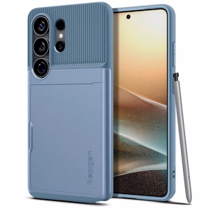 Spigen Slim Armor CS Suojakuori Samsung Galaxy S26 Ultralle - Sininen