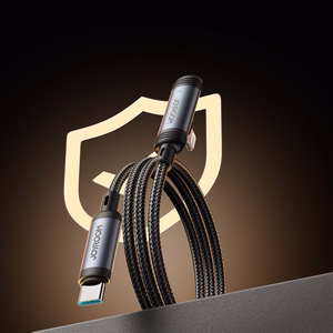 Joyroom S-A56 EnjoyX Series 90° USB-C - Lightning kaapeli 30W 1.2m - musta