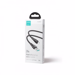 Joyroom Surpass Series A11 USB-A / Lightning 2.4A kaapeli 2m - musta