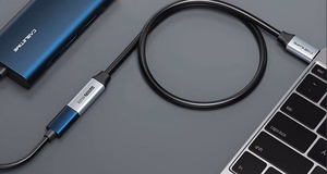 Extra Digital CA913664 USB-C-jatkokaapeli, 5 Gbit/s, 60 W, 4K/60 Hz, 0,5 m
