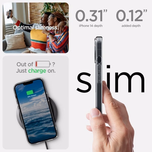 Spigen Ultra Hybrid Magsafe tapauksessa iPhone 14 6,1" valkoinen
