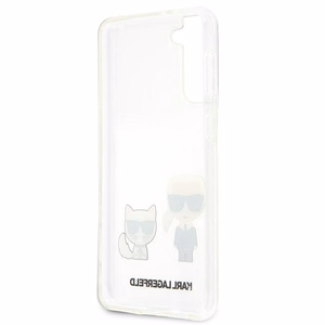 Karl Lagerfeld Karl&Choupette Case for Samsung Galaxy S21+ - Transparent