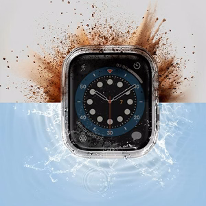 Uniq Nautic kotelo Apple Watch Series 7/8/9 45mm läpinäkyvä/dove-läpinäkyvä