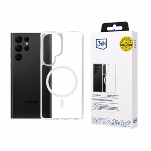 3mk Armor MagCase Samsung Galaxy S24 Ultra:lle - Läpinäkyvä