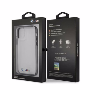 BMW Sandblast kotelo iPhone 12 Pro Max - läpinäkyvä - läpinäkyvä