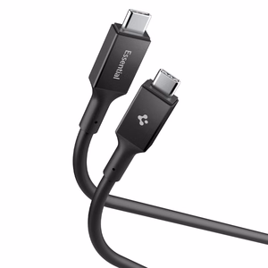 Spigen EB10020CC USB-C Kaapeli 100W 200cm - Musta