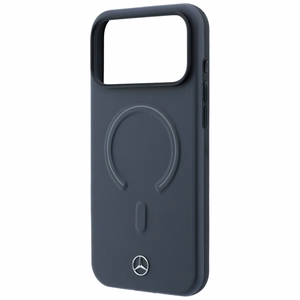 Mercedes 3D MagSafe nahkainen suojakuori malleille iPhone 18 Pro Max / 17 Pro Max, antrasiitti