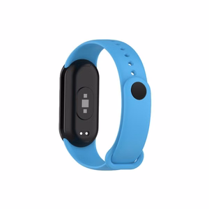 SILIKONIHIHNA MI BAND 8/M8 (11). SININEN