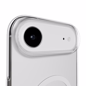 Puro Lite Mag TPU+PC suojakuori MagSafe-yhteensopiva iPhone 17 Air:lle - läpinäkyvä valkoisella renkaalla