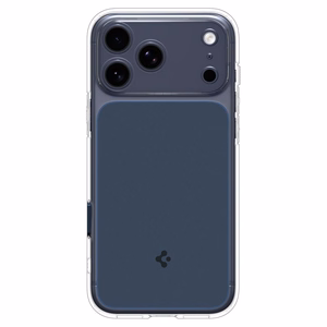 Spigen Thin Fit MagSafe Suojakuori iPhone 17 Pro Max:lle - Läpinäkyvä Laivastonsininen