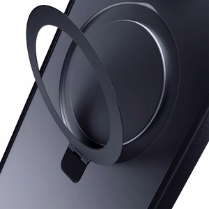 3mk Smoke Case Mag&Stand Suojakuori Apple iPhone 14 Pro Max:lle - musta