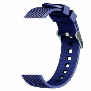 Devia Deluxe Sport -ranneke Samsung Galaxy Watch 42 mm / Watch 3 41 mm / Watch 4 40 ja 44 mm / Watch 5 40 ja 44 mm / Watch 6 40 ja 44 mm (20 mm) tummansininen