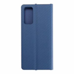 Läppäsuojakuori Samsung S20 FE / S20 FE 5G:lle Luna Book Carbon sininen