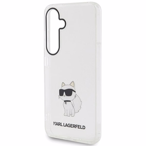 Karl Lagerfeld IML Choupette kovakuori Samsung Galaxy S24+:lle - läpinäkyvä