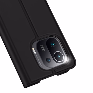DUX DUCIS Skin Pro Kirjahylly tyyppi tapauksessa Xiaomi Mi 11 Pro musta