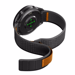 Spigen Athlex Airna Garmin Quick Release 22 mm -ranneke, musta ja oranssi