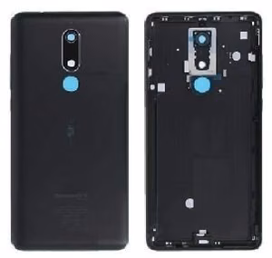 Takakansi Nokia 5.1 musta alkuperäinen (käytetty Grade B)