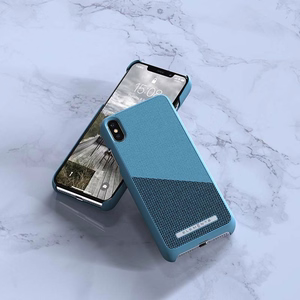 Nordic Elements Saeson Freja suojakuori laitteelle iPhone XS Max, petrolinsininen