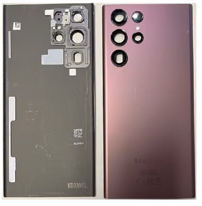 Takakuori Samsung S908 S22 Ultralle Burgundy alkuperäinen (käytetty Grade B)