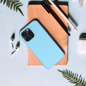 Silicone Lite Suojakuori iPhone 13 Pro Max - vaaleansininen