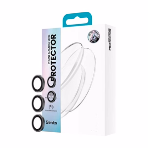 Benks Karkaistu lasi Glass Warrior linssisuoja kameralle Samsung Galaxy S26 Ultra:lle (5 linssia) musta