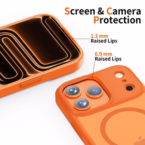 Tech-Protect MagMat MagSafe Suojakuori iPhone 17 Pro Max:lle - Oranssi