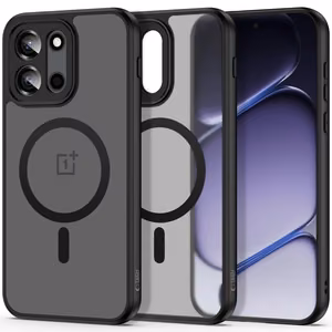 Tech-Protect Magmat MagSafe -suojakuori OnePlus Nord 6 -mallille, mattamusta