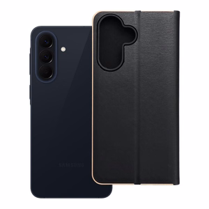 Läppäsuojakuori Samsung Galaxy A57 5G Luna Book Gold - Musta