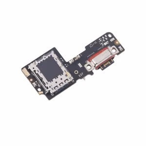 Charging Port Compatible With Xiaomi Redmi Note 14 Pro 5G with Flex Silver OEM